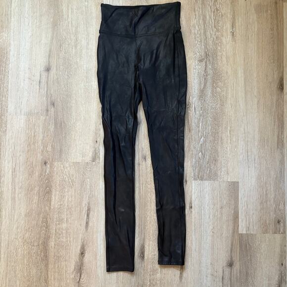 SPANXshape Faux Leather Leggings - Picture 2 of 5